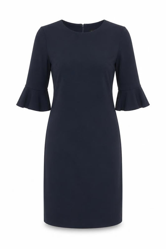 Banana Republic Women Blue Size 8 Sheath Knee Length Work Dress