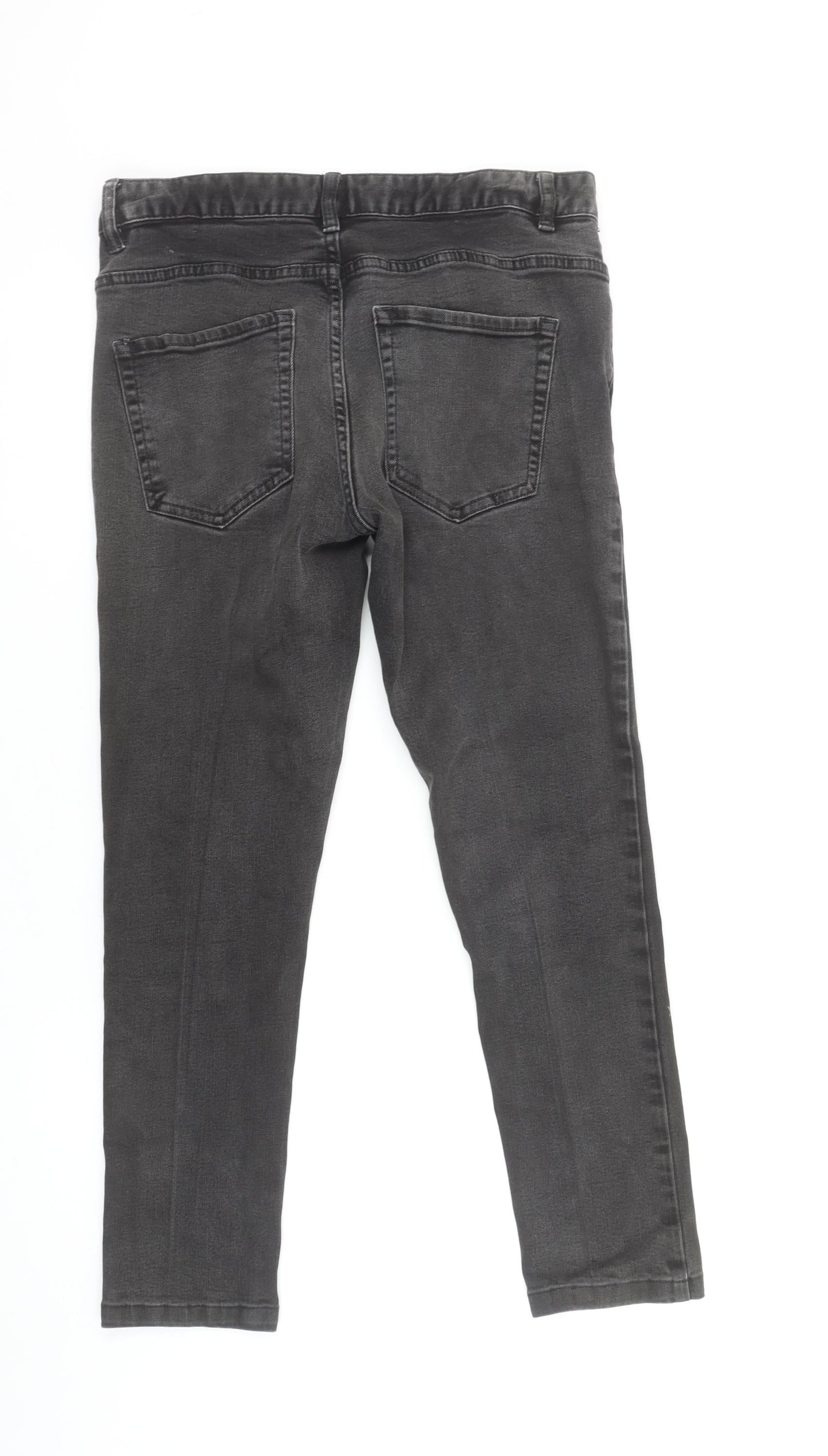 Connor Unisex Black Skinny Jeans Size 32 Slim Fit Denim