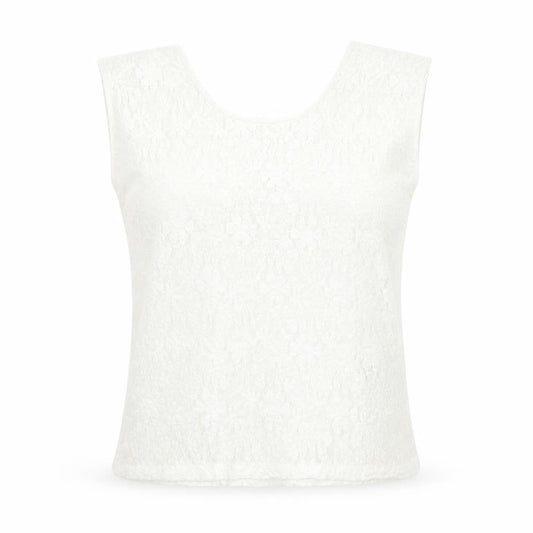 Savida Women's Ivory Lace Camisole Blouse Size 10