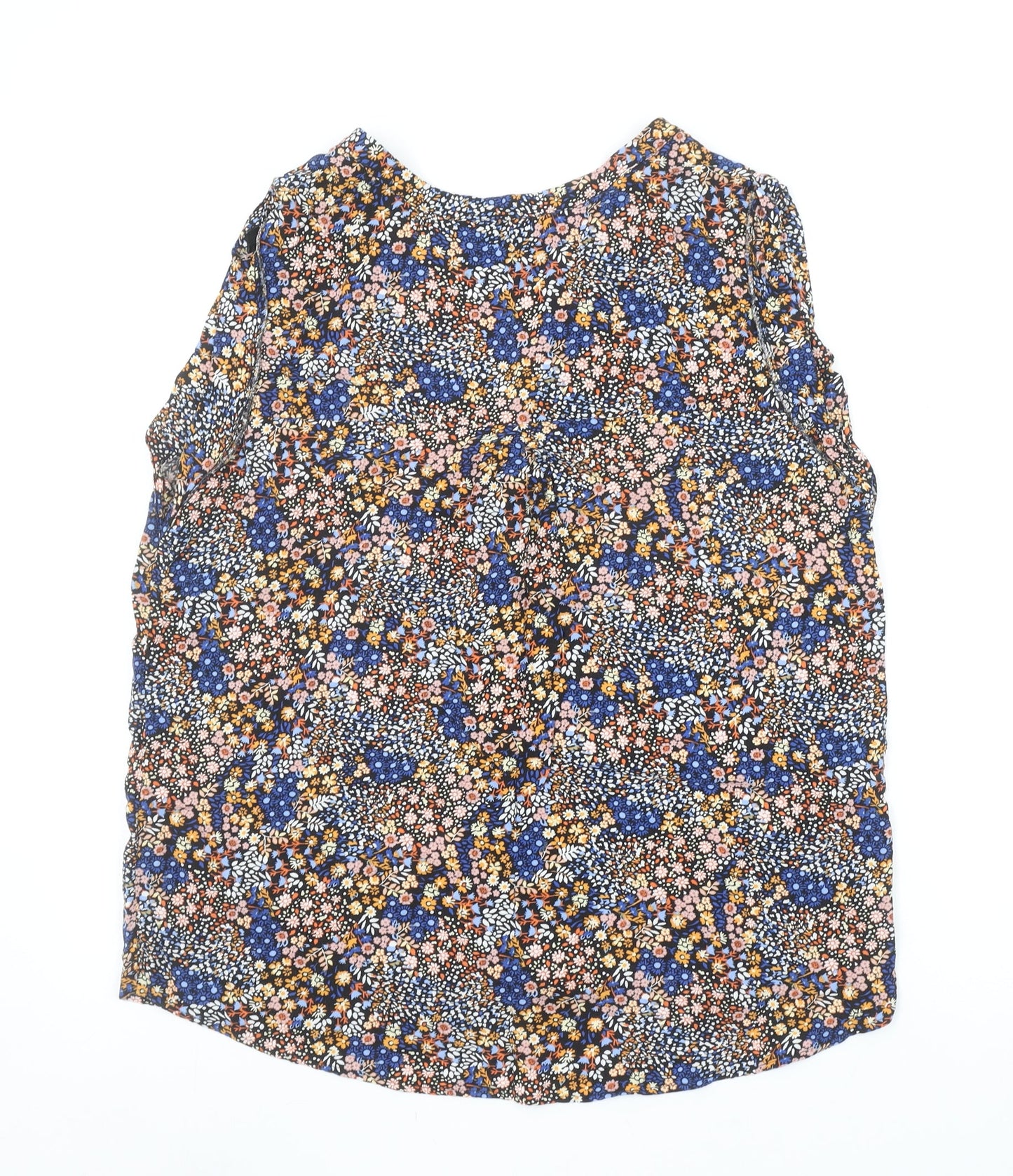 Dunnes Women’s Multicoloured Floral Sleeveless Viscose Blouse Size 16