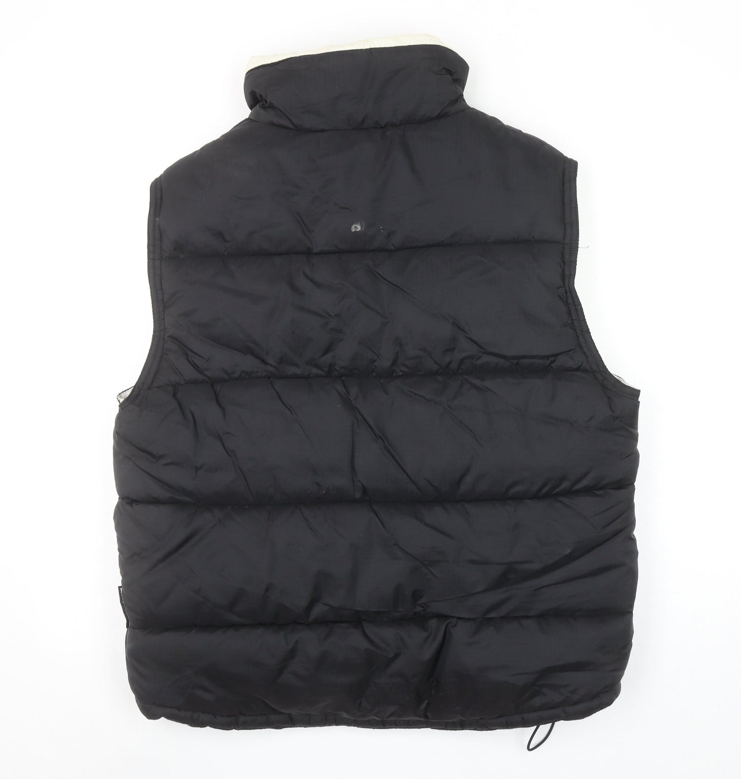 NEW-GEN Men’s Black Puffer Waistcoat S Insulated Nylon Gilet