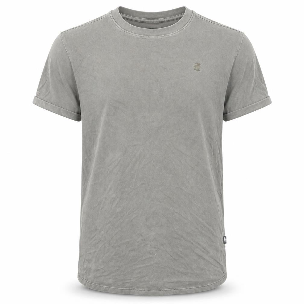 G-Star RAW Men’s Grey Short Sleeve Crew Neck Cotton T-Shirt M