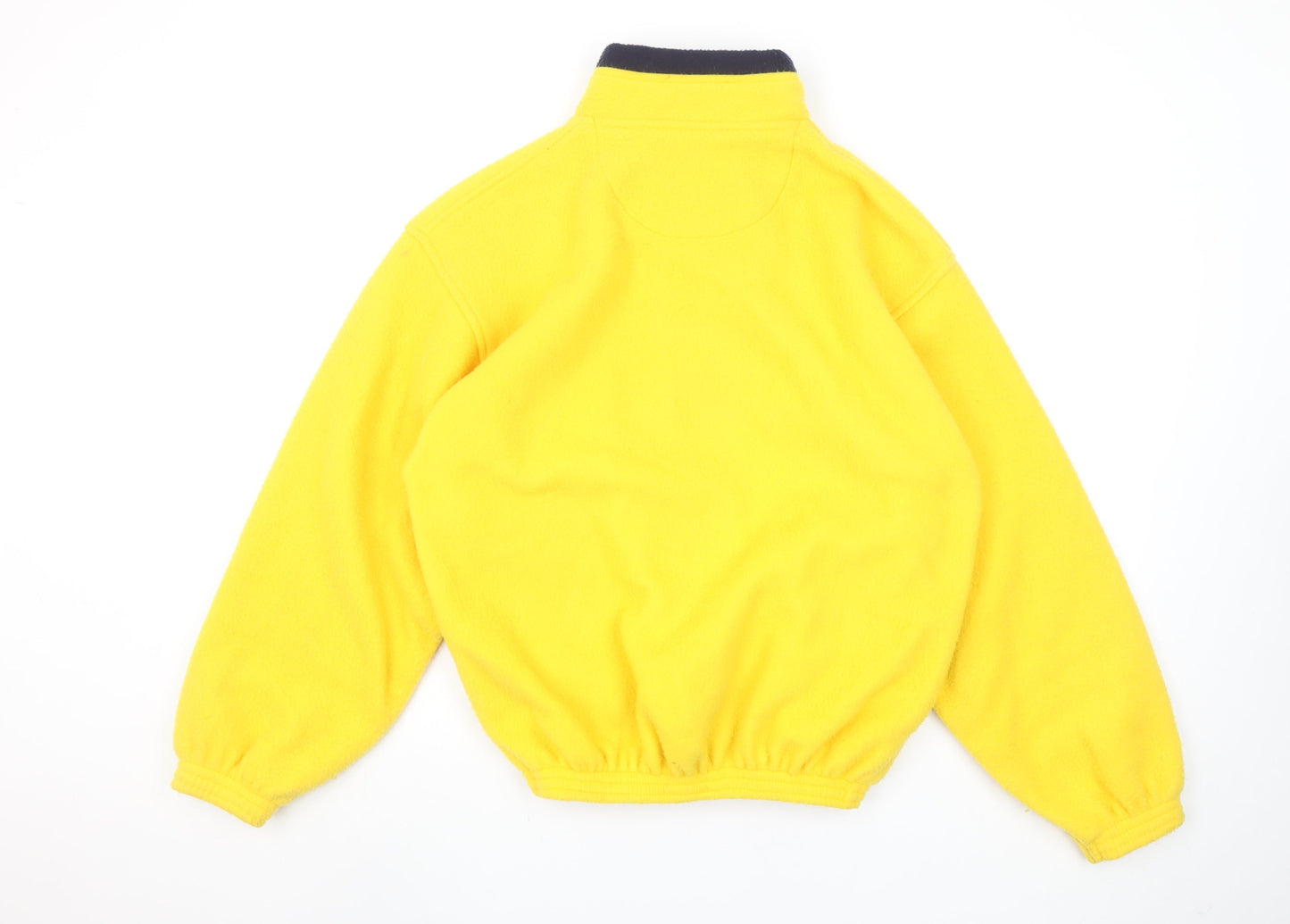 Antartex Womens Yellow Fleece Full Zip Outdoor Jacket Size S