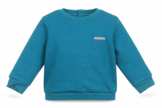 McKenzie Blue Long Sleeve Pullover T-Shirt 18-24 Months Unisex Classic