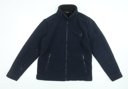 Regatta Men’s Blue Full Zip Fleece Jacket Size M Outdoor Walking
