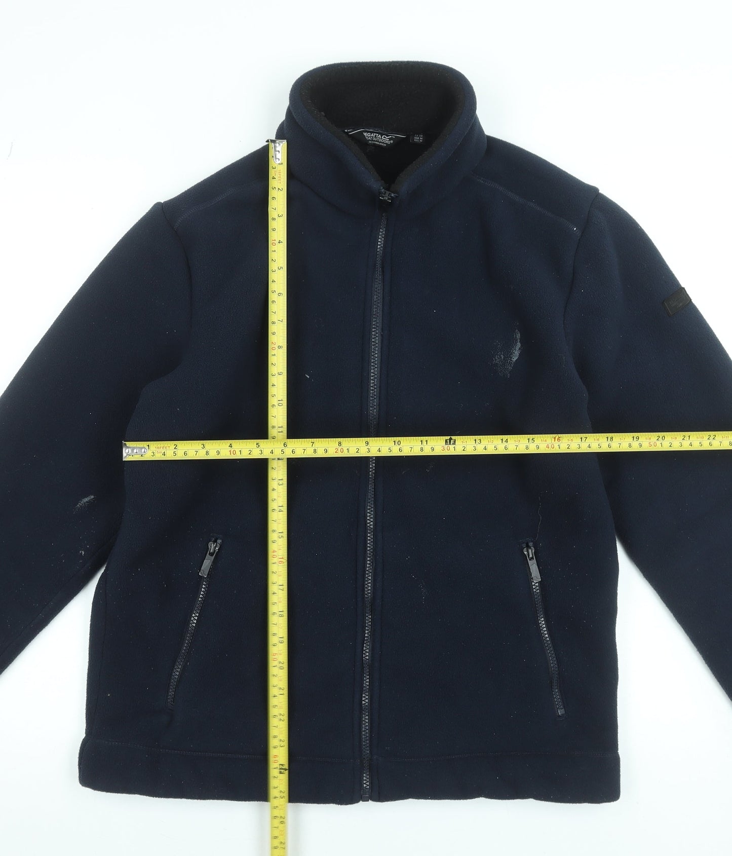 Regatta Men’s Blue Full Zip Fleece Jacket Size M Outdoor Walking