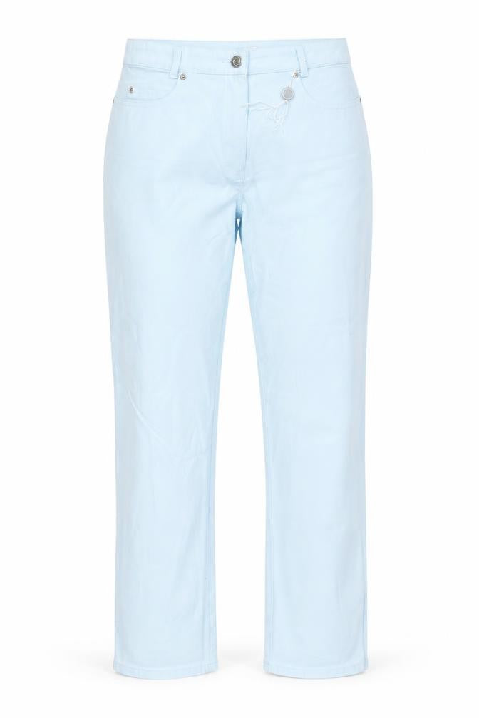 Lady Augusta Women's Blue Straight Stretch Jeans Size 14