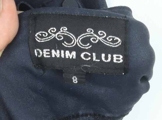 Denim Club Women's Black High Rise Skinny Jeans Size 8