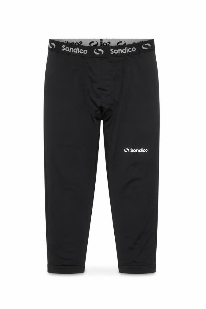 Sondico Girls Black Compression Leggings Size 5-6 Years Activewear