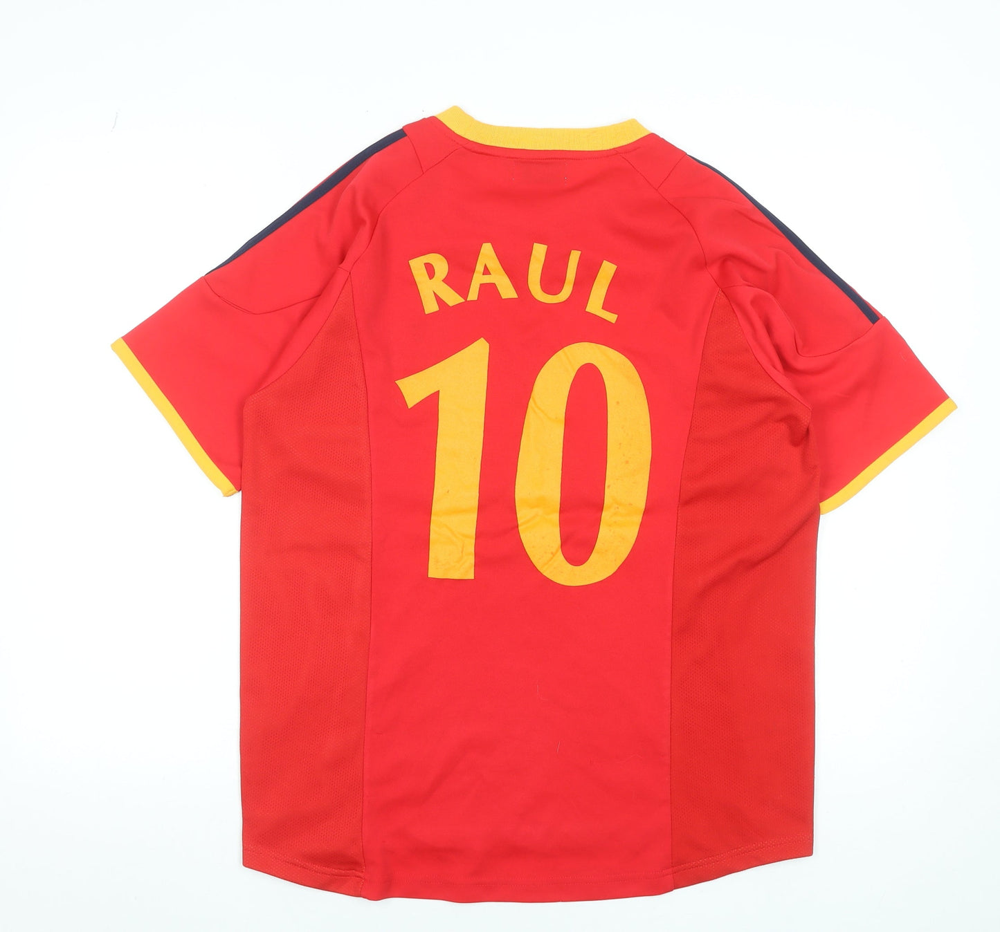 U2 Sport Men's Red Spain RAUL 10 Athletic T-Shirt Size S