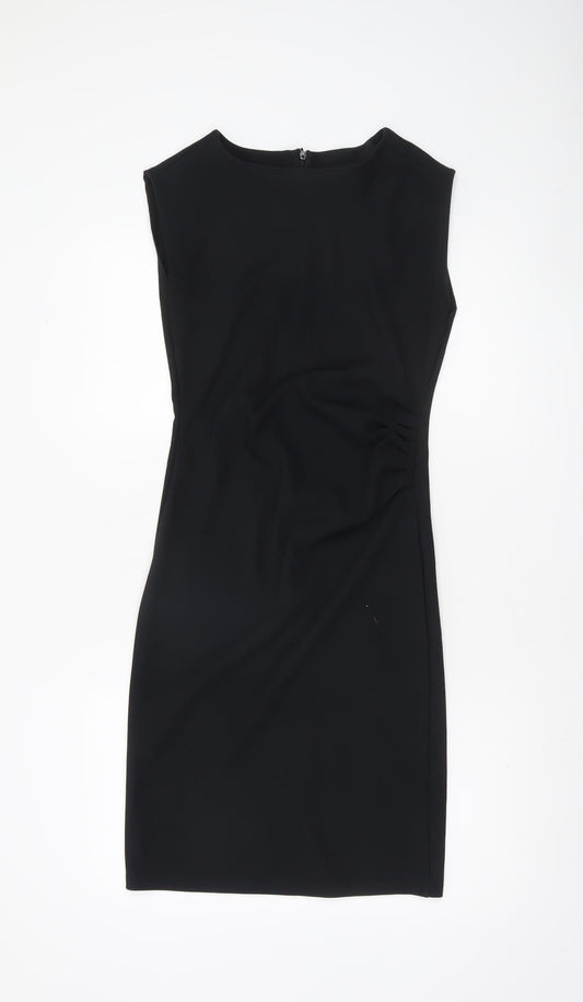 Vero Moda Womens Black XS Sleeveless Sheath Knee Length Dress