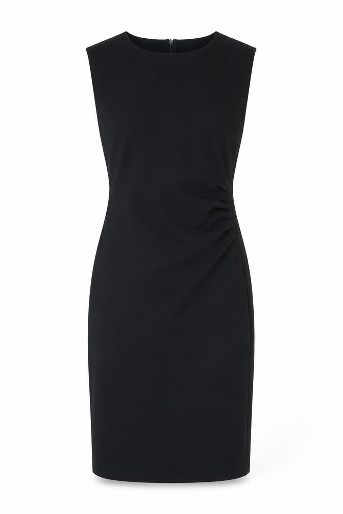Vero Moda Womens Black XS Sleeveless Sheath Knee Length Dress