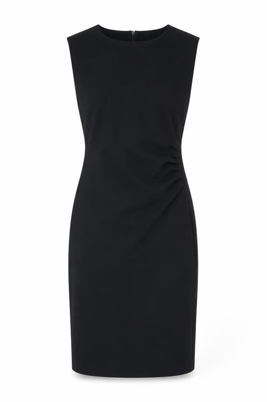 Vero Moda Womens Black XS Sleeveless Sheath Knee Length Dress