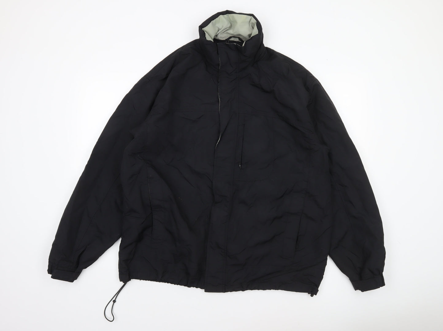 EASY Men’s Black L Lightweight Windbreaker Jacket Size L