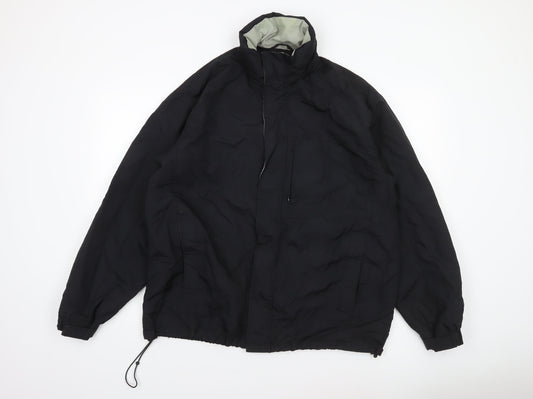 EASY Men’s Black L Lightweight Windbreaker Jacket Size L