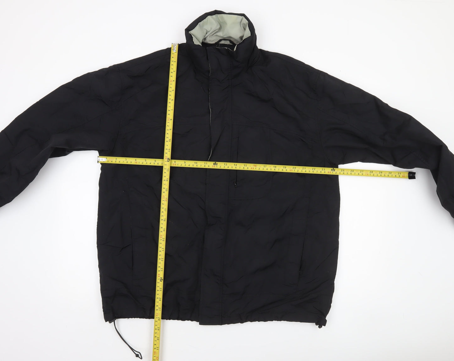 EASY Men’s Black L Lightweight Windbreaker Jacket Size L