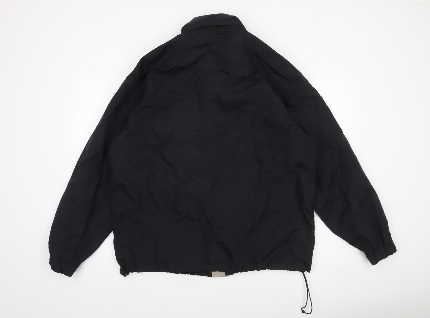 EASY Men’s Black L Lightweight Windbreaker Jacket Size L