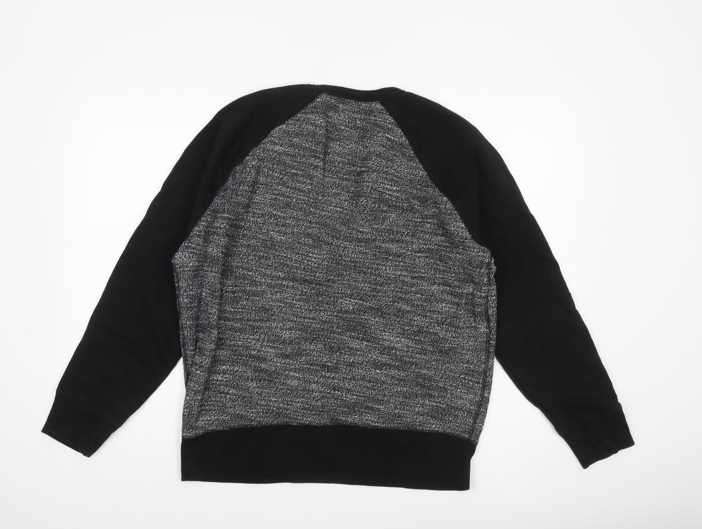 GAP Men’s Black Long Sleeve Crew Neck Pullover Sweatshirt Size L