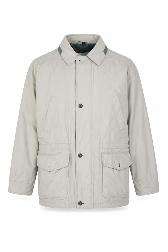 Dannimac Men's Beige Mid-Length Lined Jacket M