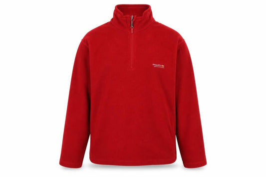 Regatta Men's Red Fleece 1/4 Zip Outdoor Jacket Size M 40in