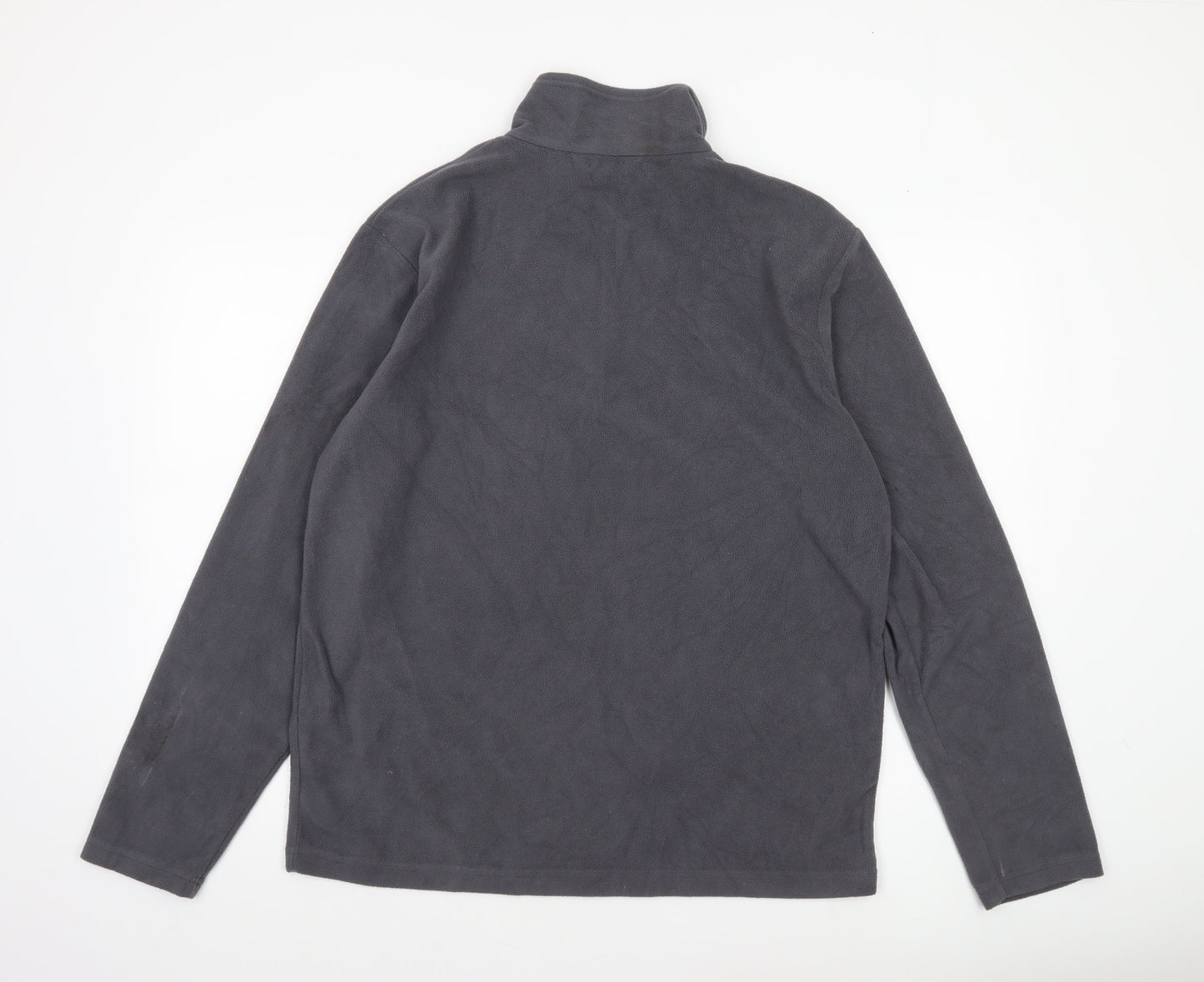 Regatta Men’s Grey Fleece 1/4 Zip Pullover Sweatshirt L