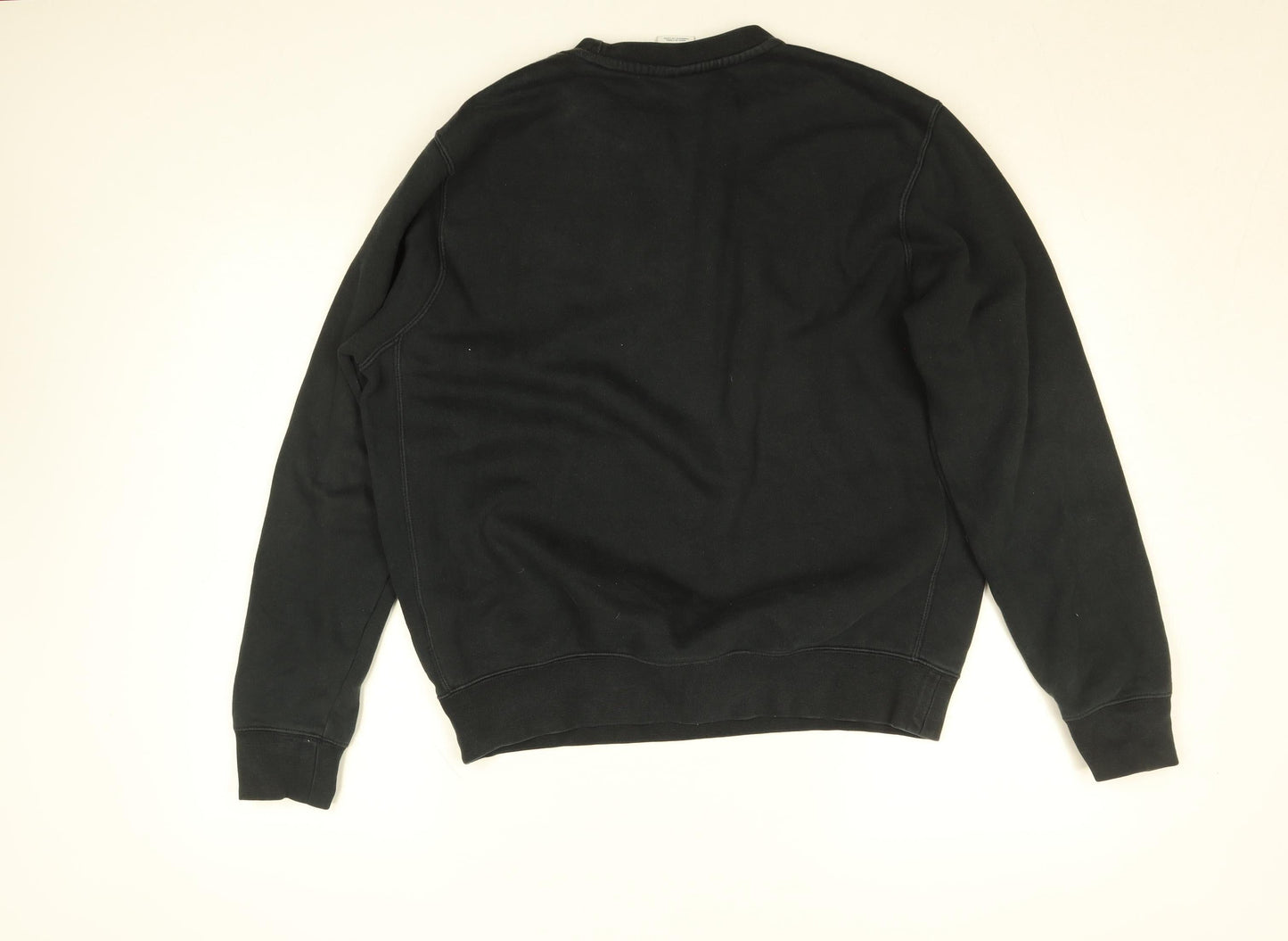 Nike Men's Black Crew Neck Fleece Sweatshirt Size M Regular Fit