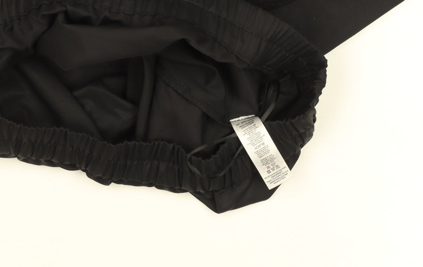 Gallery Women Black A-Line Midi Skirt Size M Elastic Waist