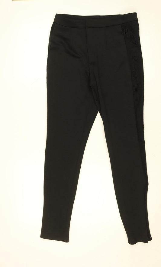 Love Label Womens Black Slim Fit Stretch Leggings Size 10