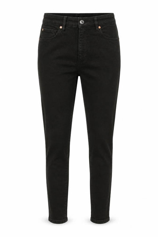 MNG Women’s Black Skinny Stretch Denim Jeans Size 10