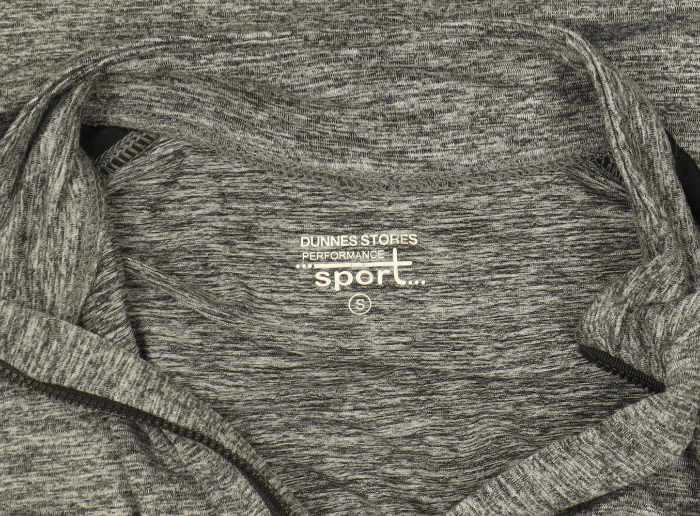 Dunnes Stores Women’s Grey Sport 1/2 Zip Track Jacket Size S