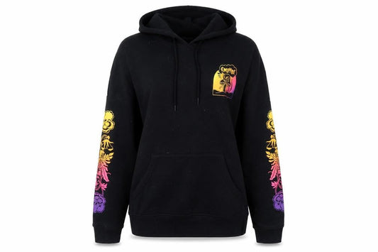 Empyre Women's Black Hoodie Medium Pullover Graphic Print Sweatshirt