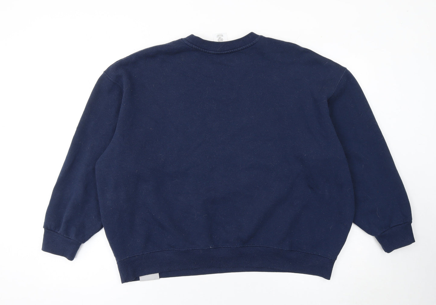 Disney Star Wars Women’s Navy Sweatshirt M Baby Yoda Christmas Crew Neck