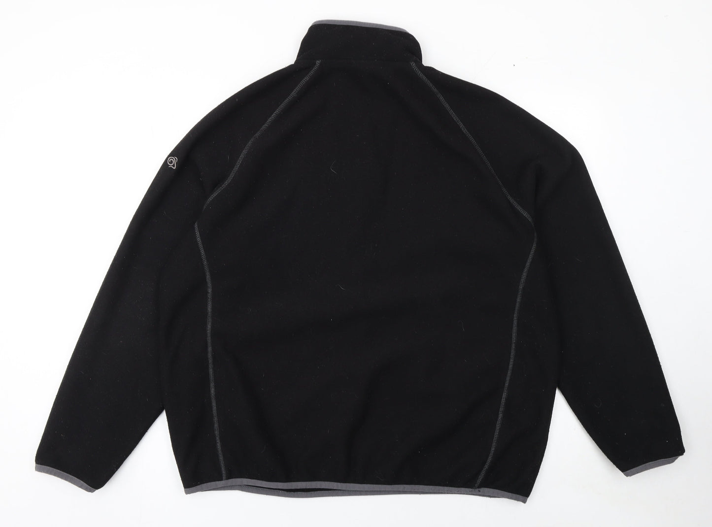 Craghoppers Men's Black XL Fleece Pullover 1/4 Zip Sweatshirt