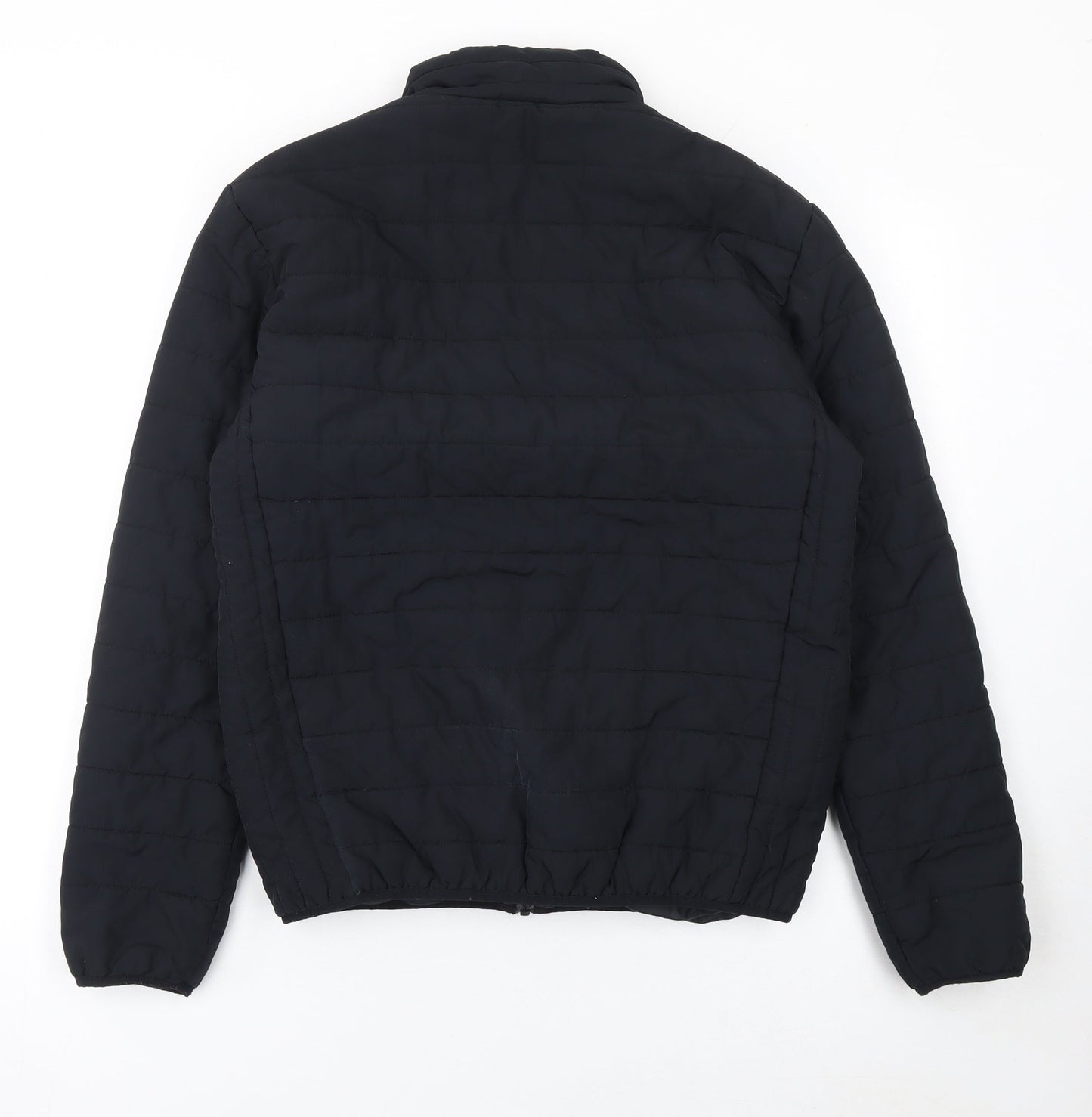 Giordano Boys Black M Puffer Jacket Polyester Lightweight Autumn Winter