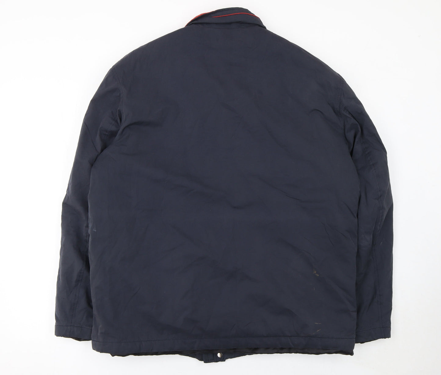 Bosideng Men's Blue L Regular Fit Mid-Length Full Zip Jacket