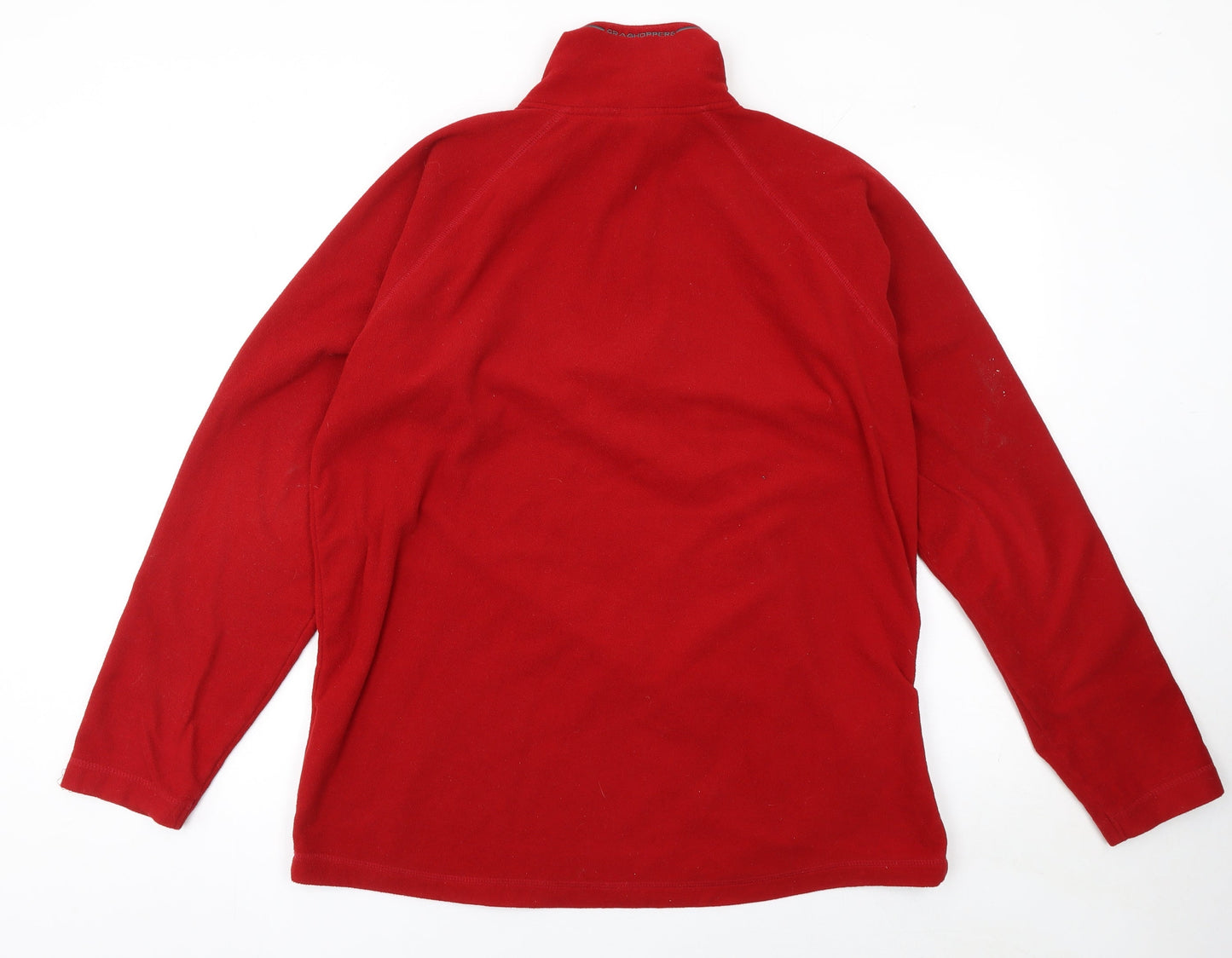 Craghoppers Men's Red Fleece 1/2 Zip Pullover Sweatshirt L