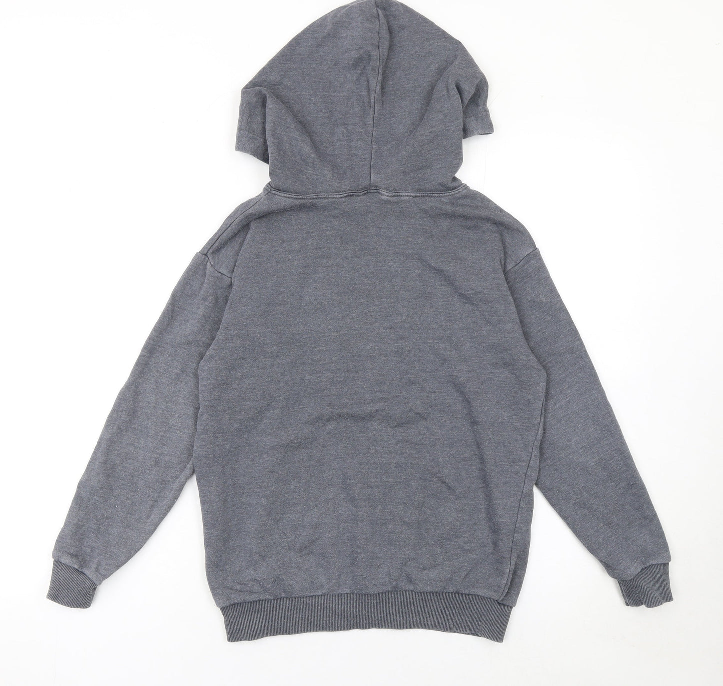 New Look Girls Grey Angel Pullover Hoodie 9 Years Hooded Sweatshirt
