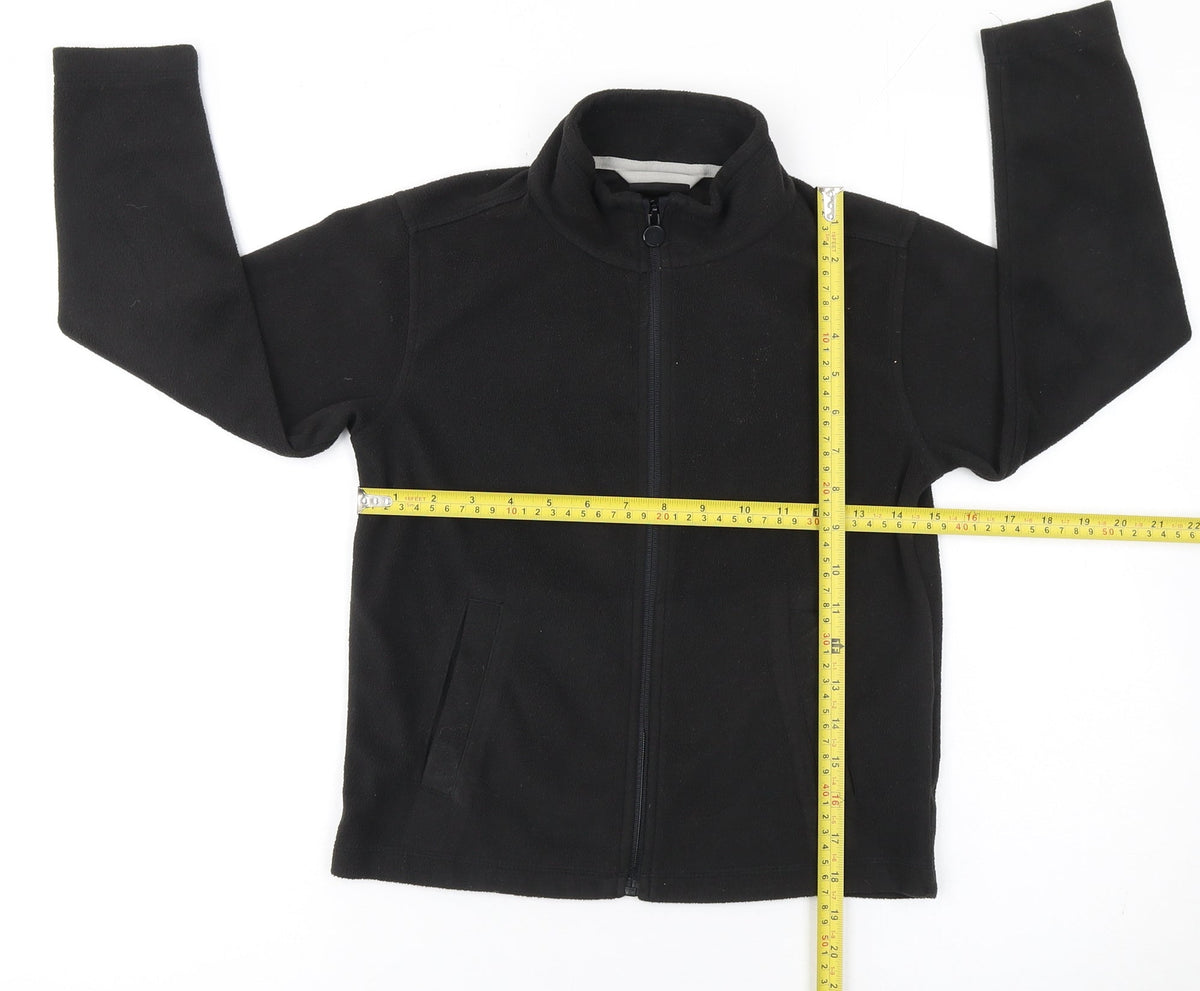 Regatta Professional Boys Black Fleece Full Zip Sweatshirt 7-8 Years