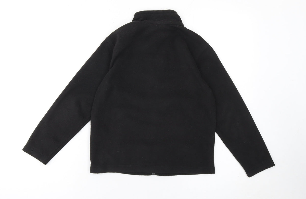 Regatta Professional Boys Black Fleece Full Zip Sweatshirt 7-8 Years