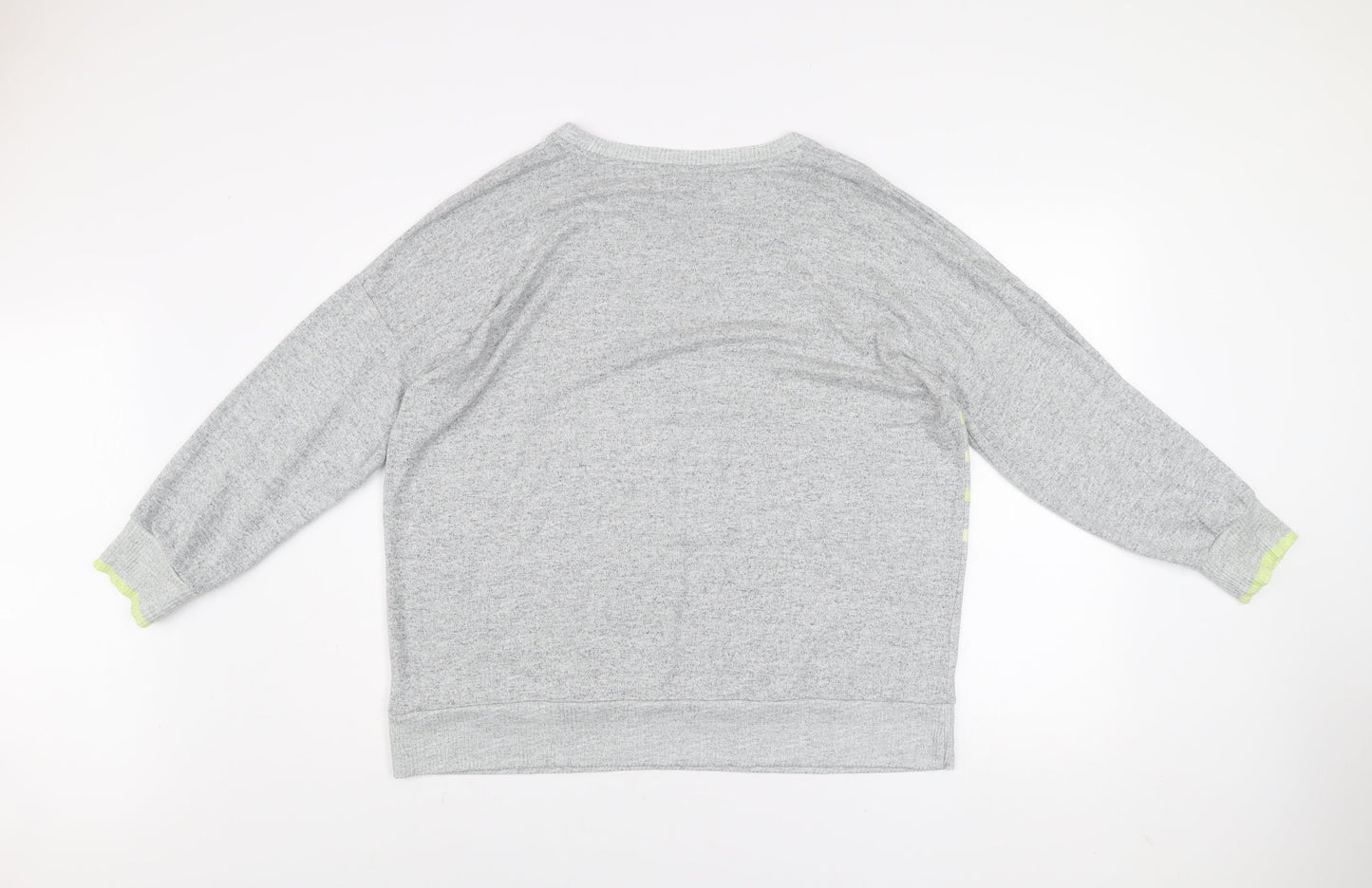 Next Women’s Grey Star Stripe Pullover Jumper Size 20