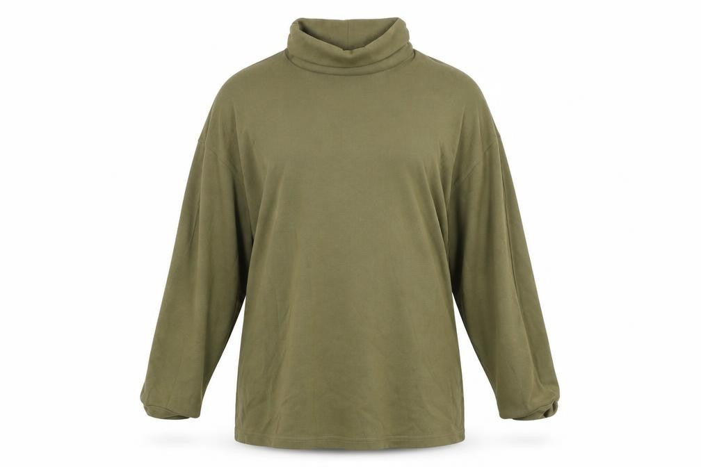 ASOS DESIGN Women’s Green Roll Neck Long Sleeve Pullover Jumper Size 12