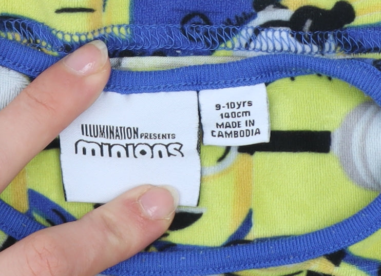 Illumination Minions Boys Multicoloured Fleece Pyjama Top 9-10 Years