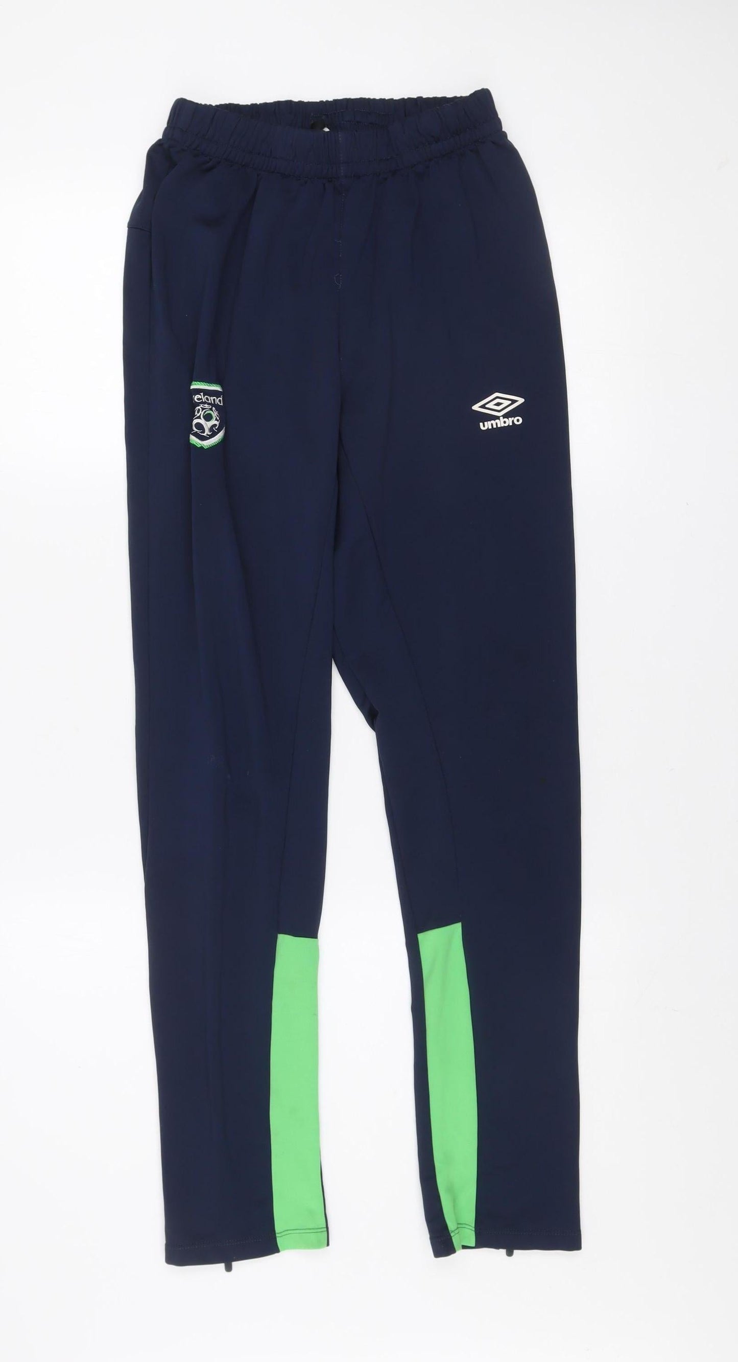 Umbro Men's Blue Track Pants M Tapered Fit Sports Trousers