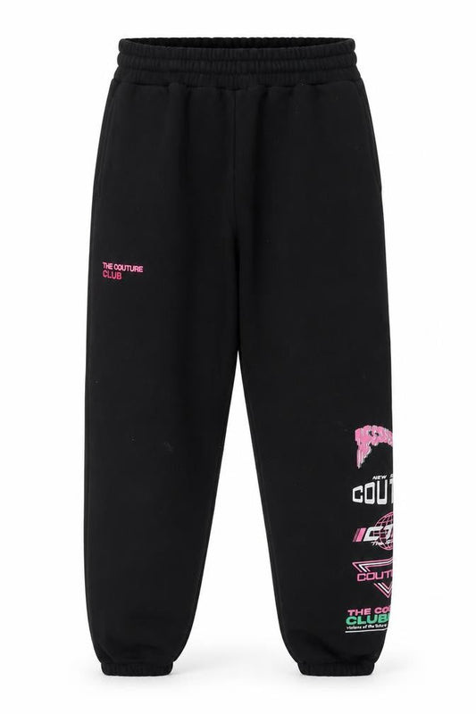 The Couture Club Black Jogger Womens Activewear Trousers Size 12