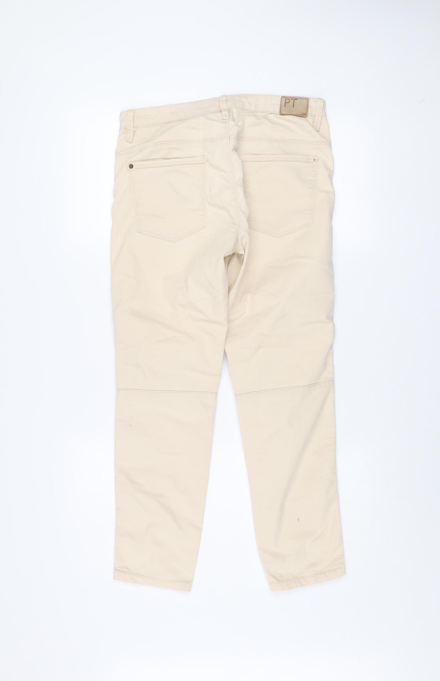 Part Two Women’s Beige Cotton Blend Cargo Trousers Size 12 Regular