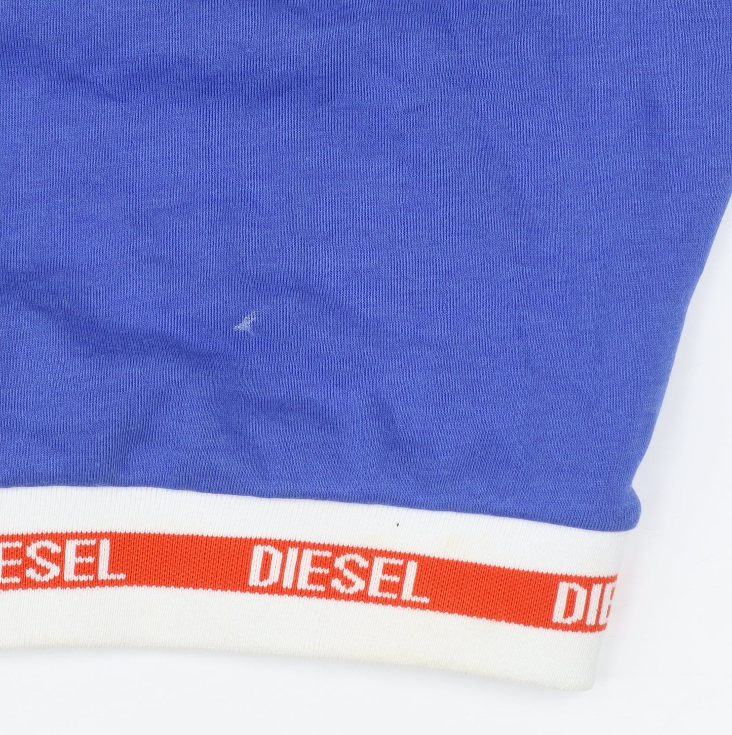 Diesel Women Blue Hooded Pullover Sweatshirt XS Cotton Blend