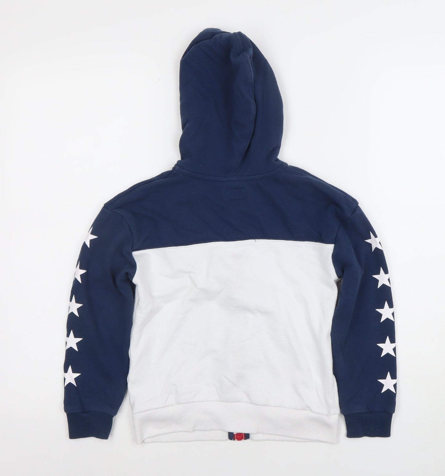 Converse Boys Blue & White Full Zip Hoodie 5-7 Years Graphic Print Stars