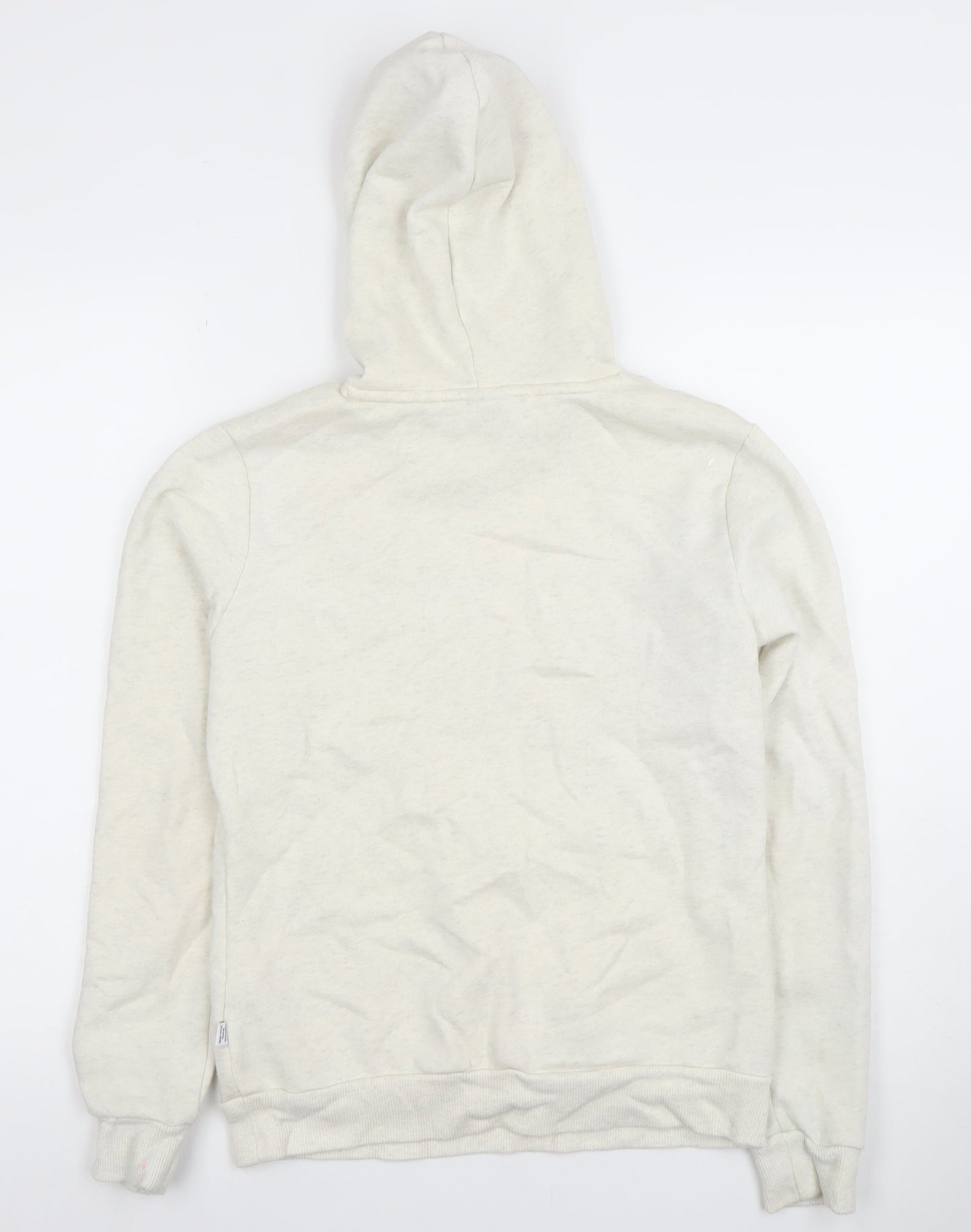 Puma Men's Ivory Pullover Hoodie Small Regular Fit Fleece