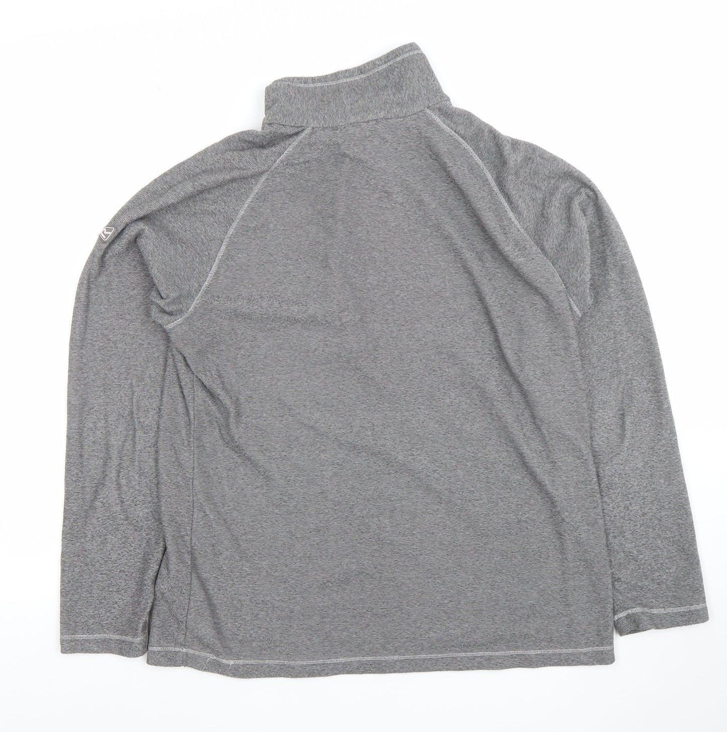 Regatta Great Outdoors Women's Grey 1/4 Zip Pullover Sweatshirt UK 14