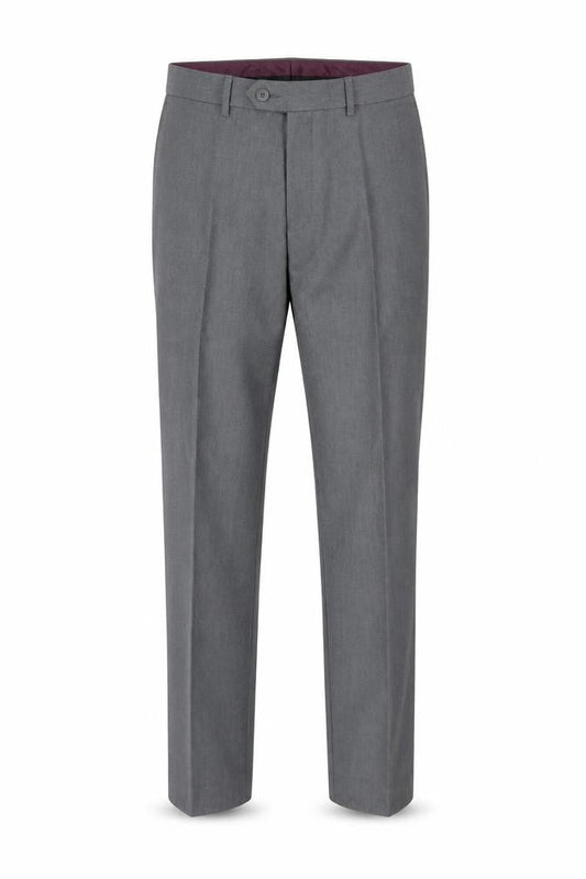 Dunnes Men's Grey Slim Fit Dress Pants 34W 33L Trouser